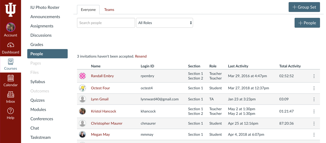 Image of interface for Canvas People tool.